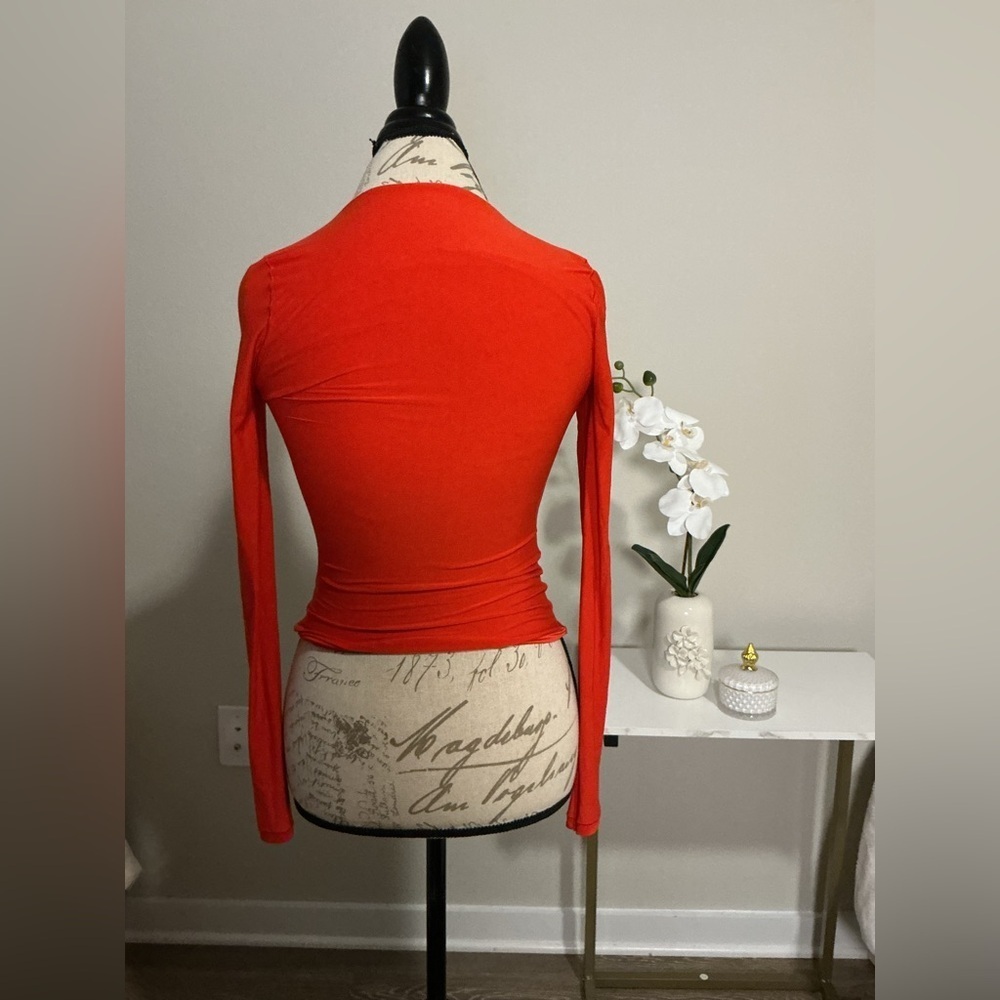 Aerie butter soft Red Long Sleeve Top - Picture 3 of 8